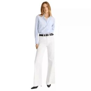 J Crew Full Length slim Wide Leg Jeans